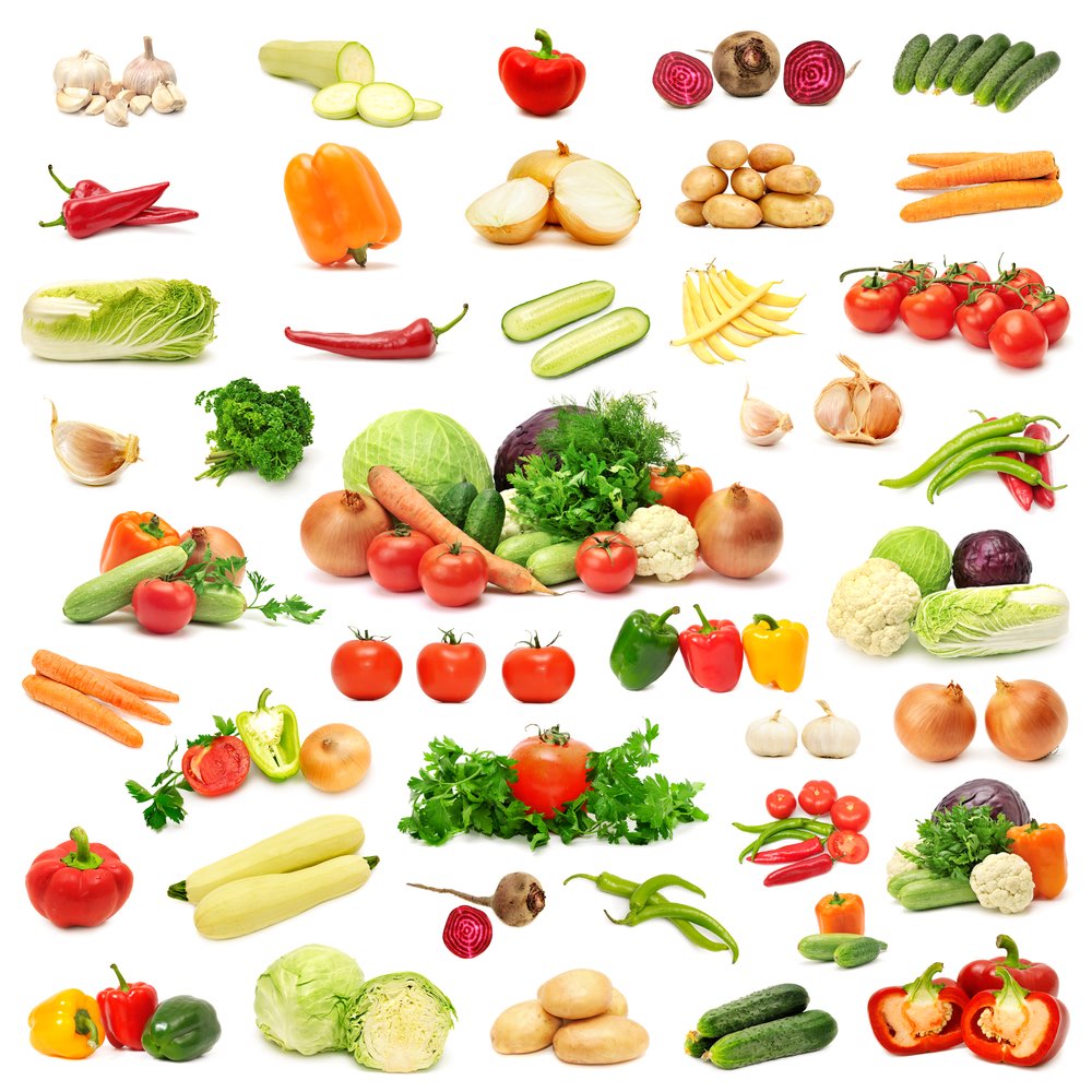 Fruits and vegetables