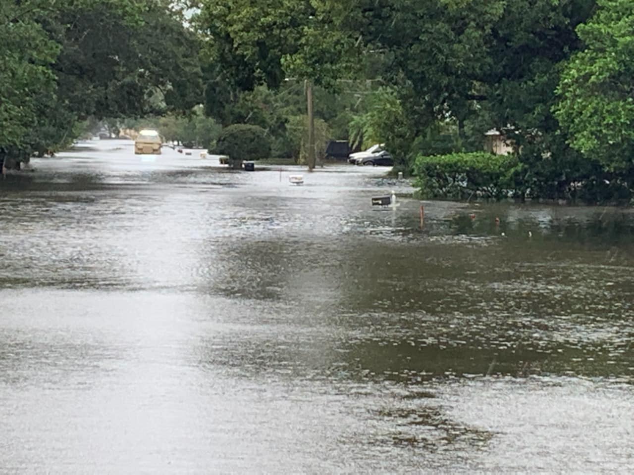 Flooding near Wekiva River in Altamonte Springs