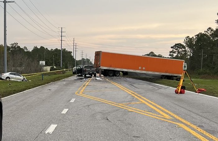 Both lanes of Osceola Polk Line Road closed after fatal accident