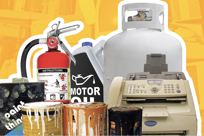 Household hazardous and electronic waste disposal