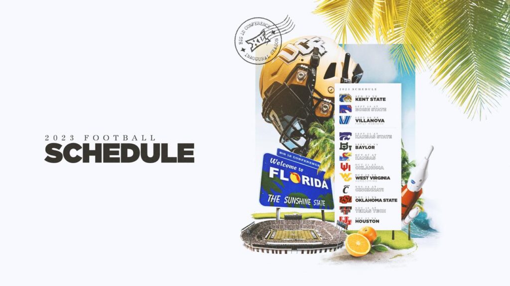 UCF releases inaugural Big 12 football schedule
