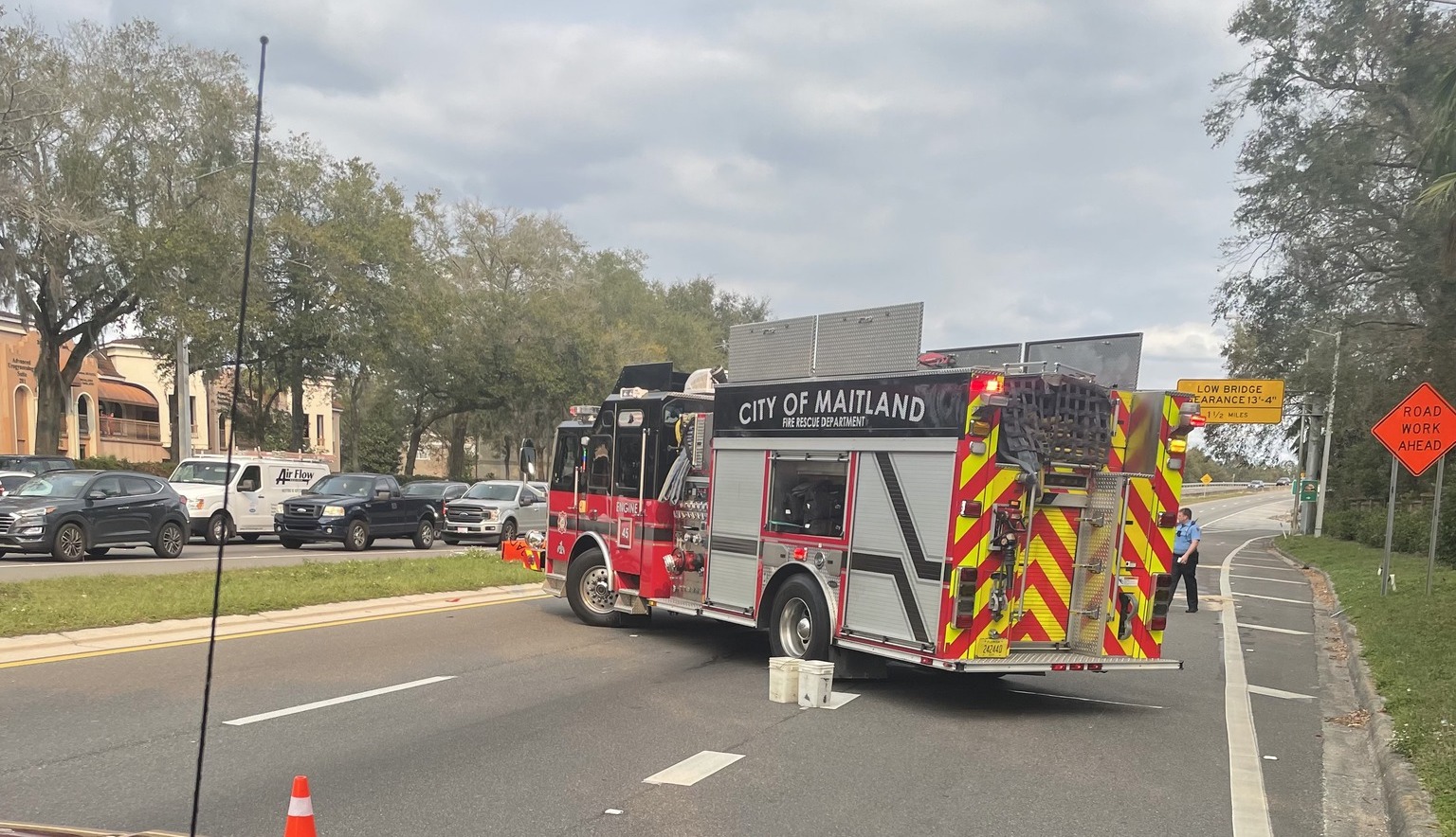 Lanes closed on Maitland Boulevard after multi vehicle accident on February 2