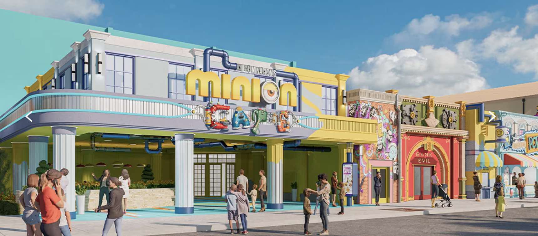 Minion Land photo rendering