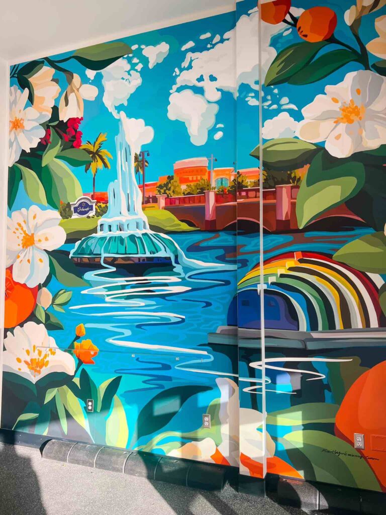 Mural at Walmart in Orlando (KT Artistry)