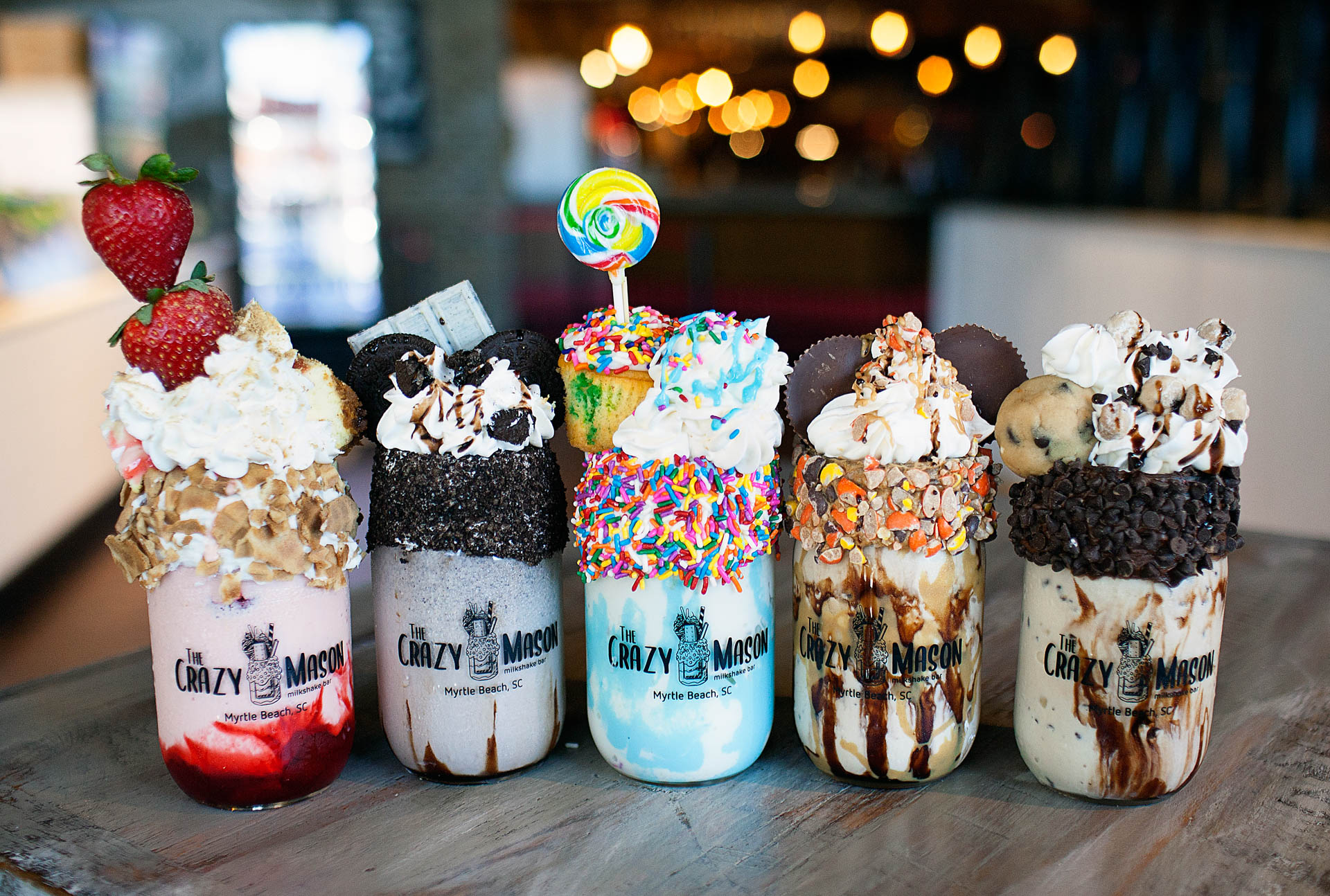 Shakes at The Crazy Mason Milkshake Bar