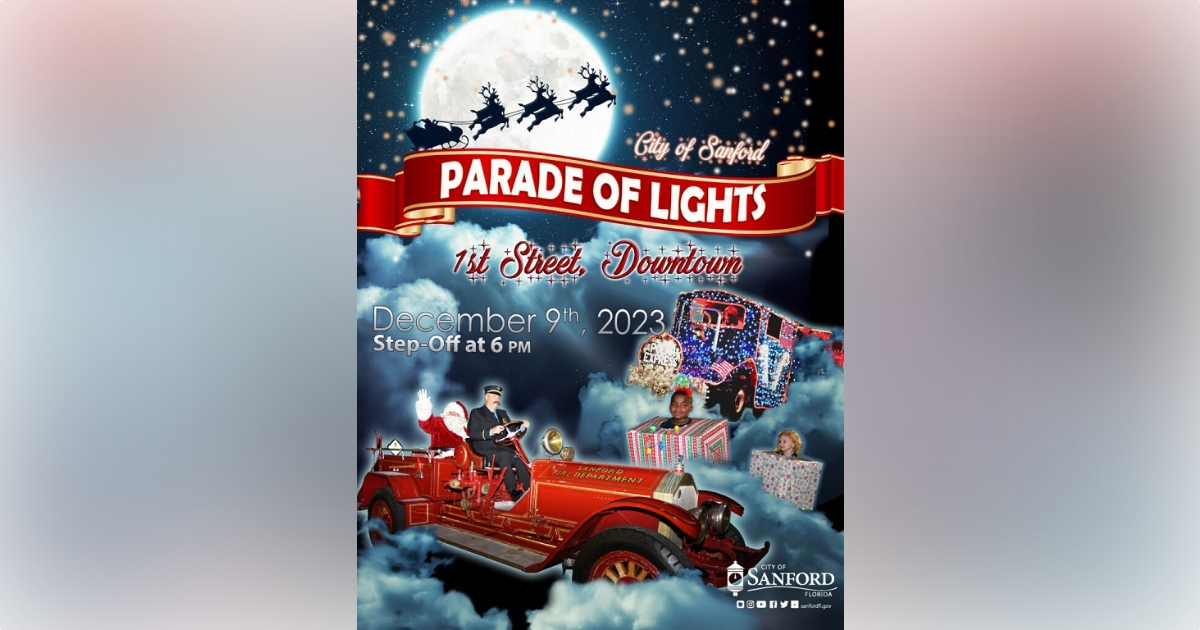 Sanford hosting Parade of Lights this weekend