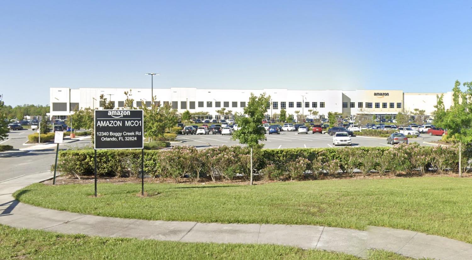 Amazon Distribution Center at 12340 Boggy Creek Road (Photo: Google)