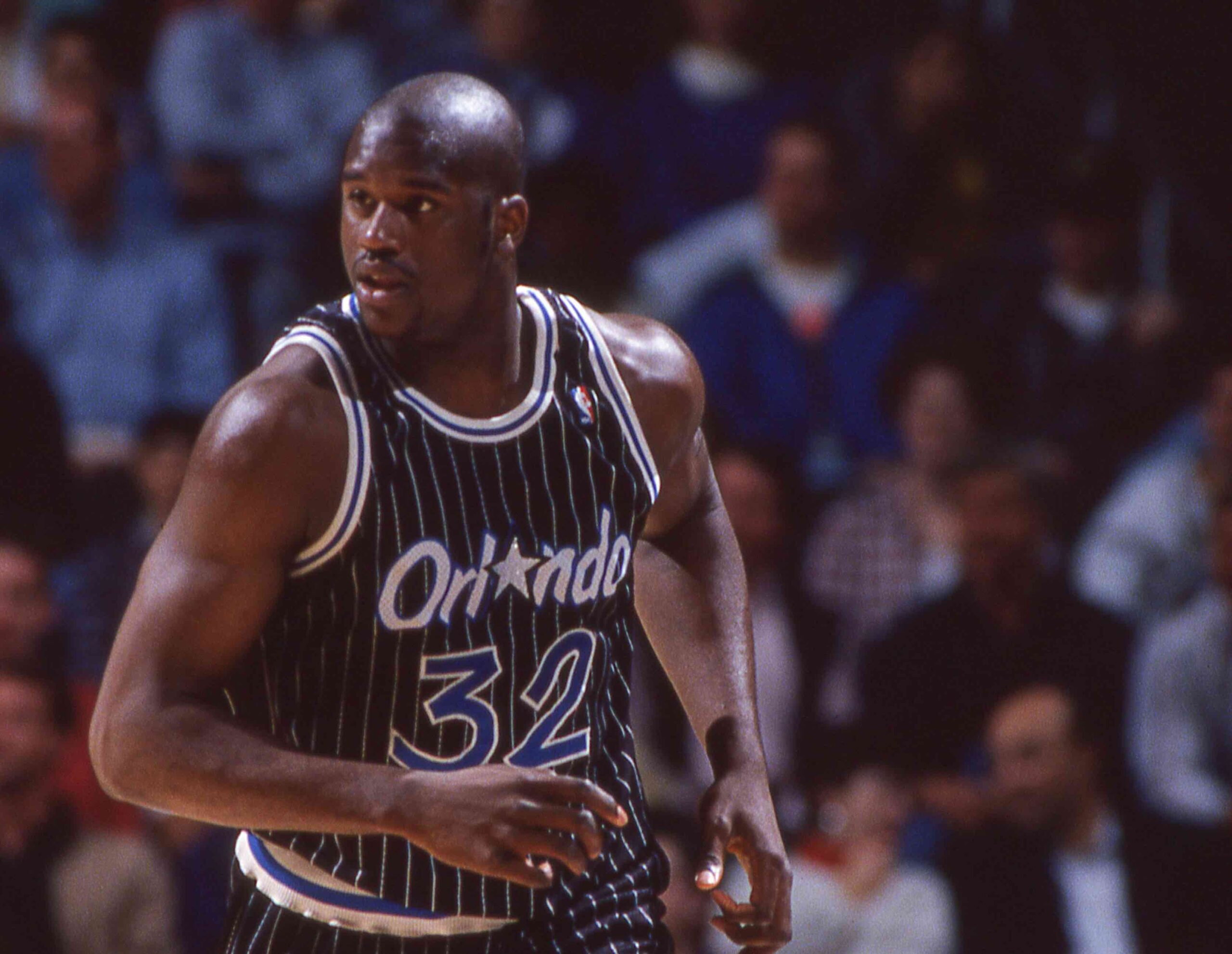 Shaquille O'Neal in Orlando Magic uniform