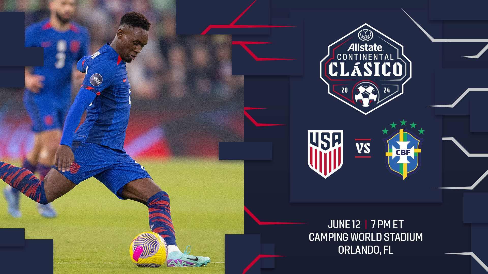 U.S. vs. Brazil in Allstate Continental Clasico