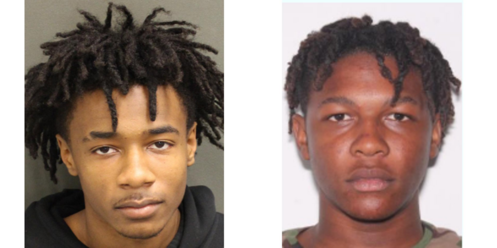 19-year-old Kendrion Tashawn Dow (left) and 17-year-old Justin Copeland (right)