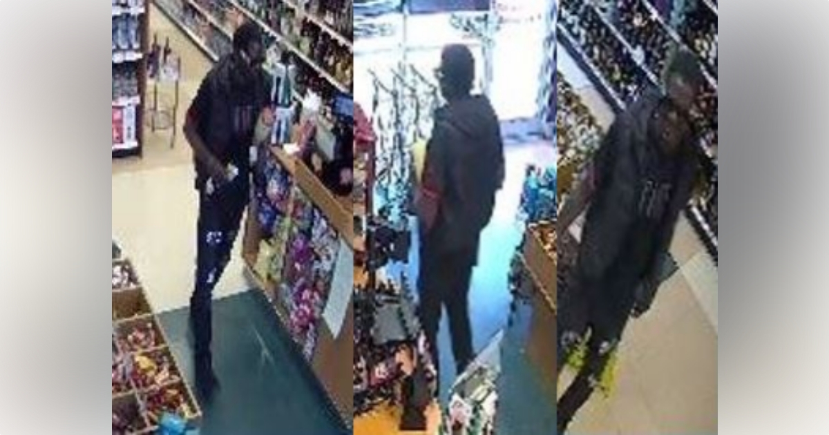 This individual is wanted by Clermont police in connection with a theft incident that occurred at a local liquor store on May 1, 2024. (Photos: Clermont Police Department)