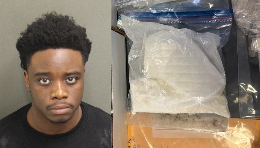 More than 500 grams of cocaine was allegedly found inside Mario Donta Lockhart's home in Orlando. (Photo: Orange County Sheriff's Office)