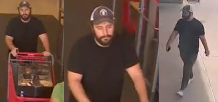 This man is wanted by Clermont police for allegedly stealing nearly $360 in merchandise from a local Target. (Photos: Clermont Police Department)