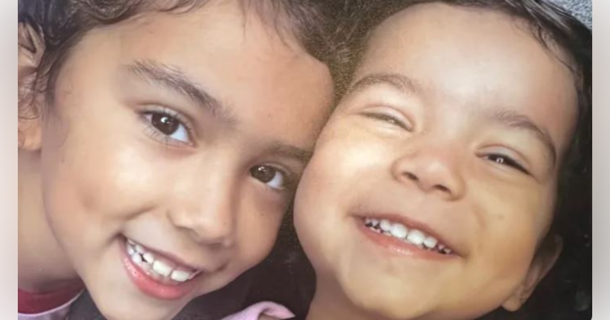 Lieutenant Eloilda Ellie Shea s two children, 7-year-old Lana (right) and Raquel a.k.a. "Rocky" (right)