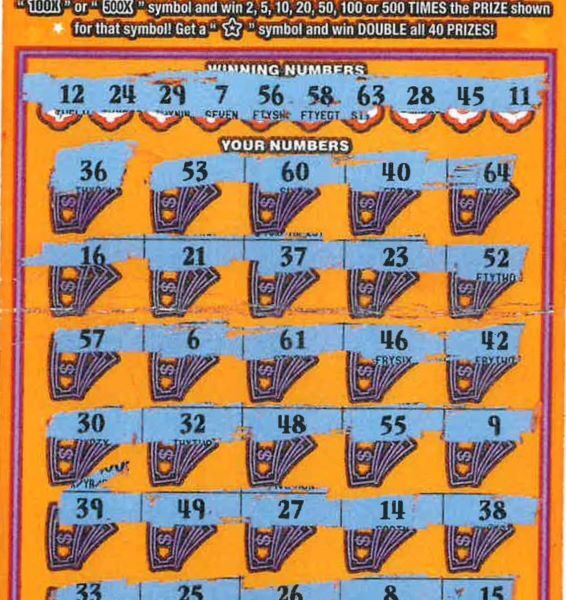 This scratch-off ticket, which was purchased by a 46-year-old Kissimmee man, won a $1 million prize. (Photo: Florida Lottery)